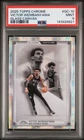 2025 TOPPS CHROME GLASS CANVAS #GC-10 VICTOR WEMBANYAMA PSA 9