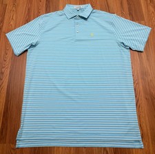 Peter Millar Polo Shirt Mens Extra Large Summer Comfort Striped Golf
