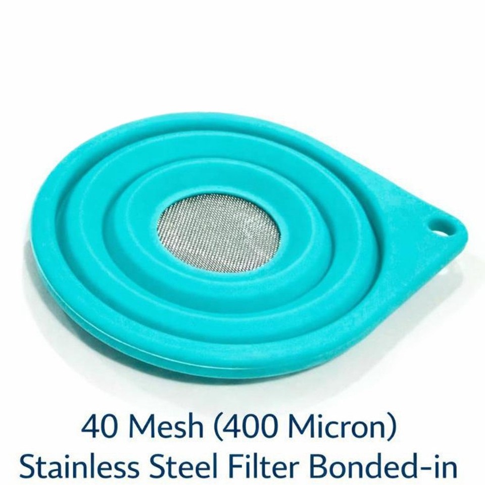 Collapsibles Fine Mesh Strainer Silicone Funnel with Q2E61082 | eBay UK