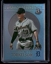 2021 Bowman Platinum #PET-2 Spencer Torkelson Platinum Etchings SP Rookie