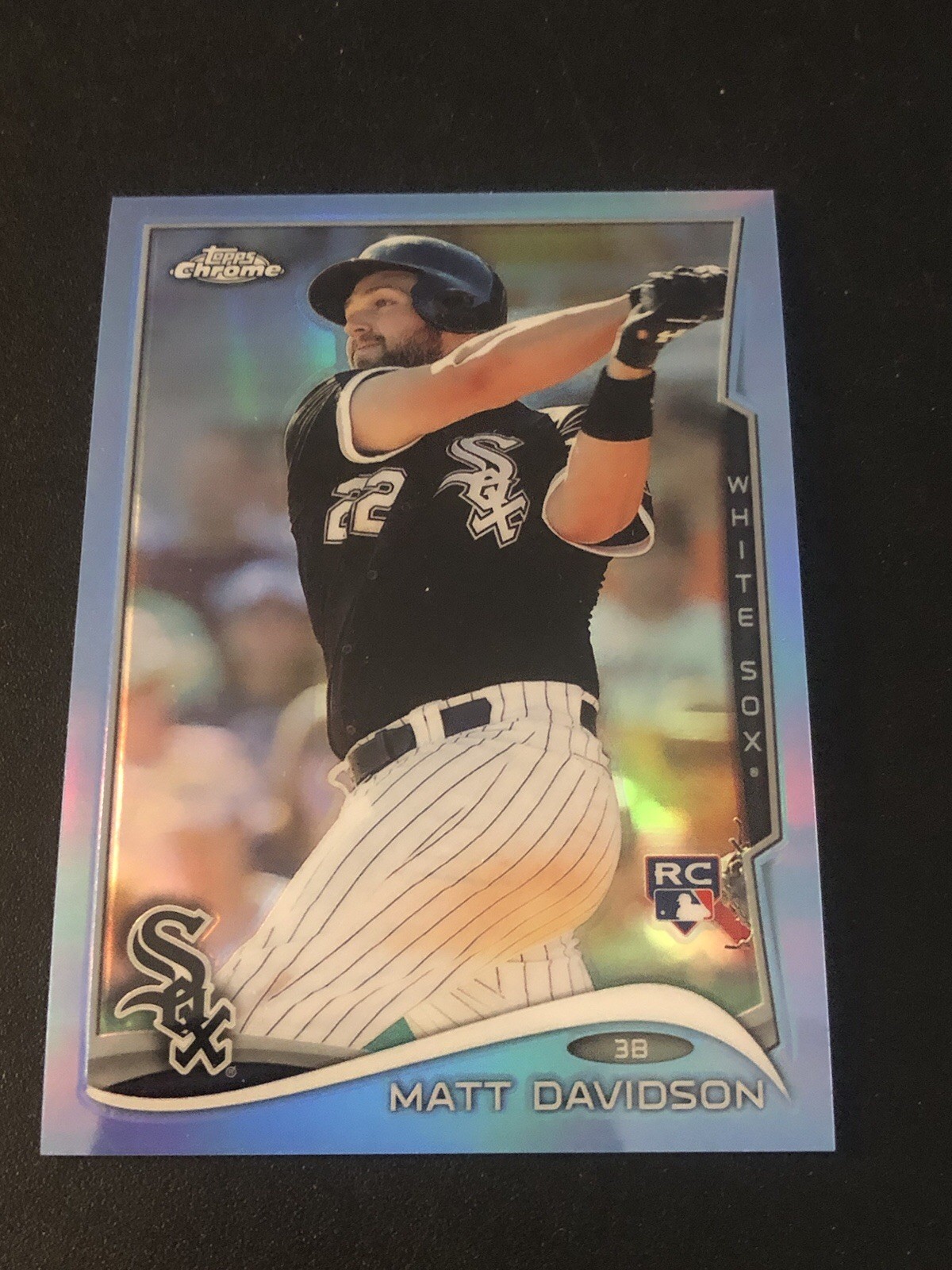2014 Topps Chrome Blue Refractor /199 Matt Davidson #136