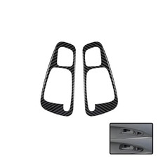 Vehicle Carbon Fiber Door Switch Panels Trim Sticker For Honda Civic 92-95 Vehicle Carbon Fiber Door Switch Panels Trim Sticker For Honda Civic 92-95