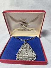 Bicentennial Pendant / 1776-1976 The Minuteman Necklace