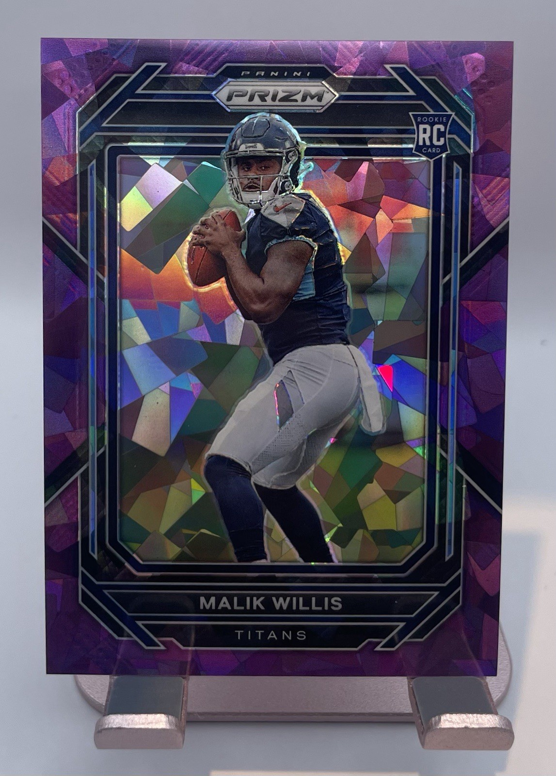 2022 Panini Prizm Malik Willis #303 Purple Ice Prizm Rookie /225 RC MINT!