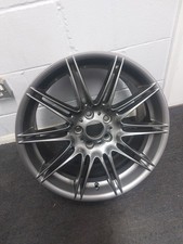 1x GREY GENUINE BMW 3 SERIES MSPORT MV4 19" REAR ALLOY WHEEL 9Jx19 E90 E91 E92