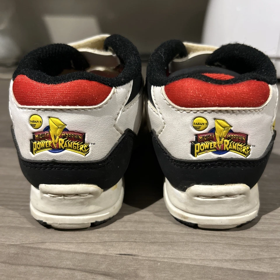 Vtg 1994 Mighty Morphin Power Rangers Baby/Toddler Shoes 6 NOS - Image 3 of 4