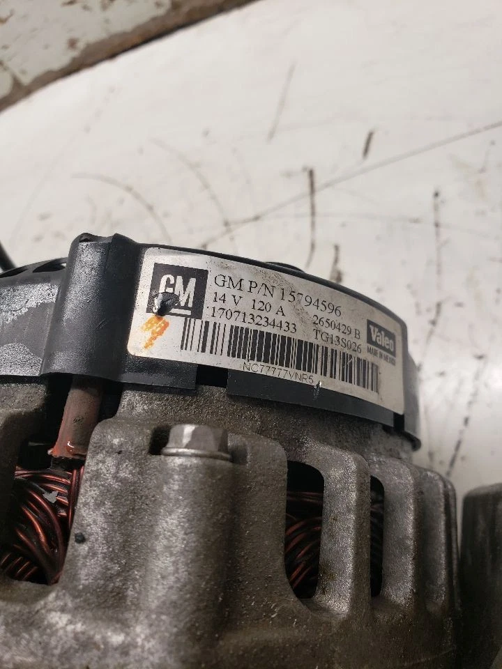 Alternator 125 Amp Opt KG7 ID 15794596 Fits 06-10 SOLSTICE 1356679 - Image 3 of 4