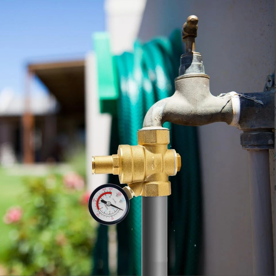 Riduttore Di Pressione Acqua 1/2 Pollice DN15, Riduttore Pressione Acqua Valvola - Immagine 3 di 4