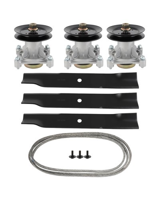 #ad Deck Rebuild Kit for Hustler Raptor 52quot; Spindle Blade Pulley Belt 604214 603995 $114.54