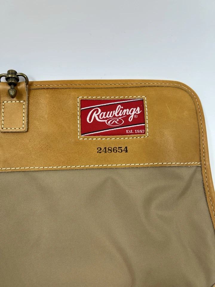Rawlings Edición Limitada Cuero Hombres Mensajero Maletín Bolso Gian Paolo Lombardo Foto 4 de 4