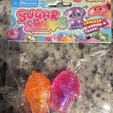 Sugar Swaps Twinsies Squeeze Squish  Trade Tactile Toy Set Pink Orange Age 5 