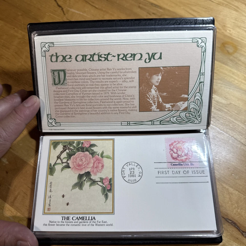 1981 18c Fowers 1876-79 Fleetwood First Day Cover Master Set of (5) with binder. - Image 3 of 4