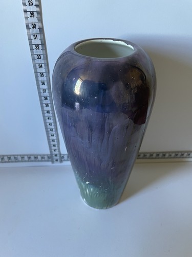 Vintage Studio Pottery Drip Glaze Vase German Austrian Japanese Campbell Style - Picture 5 of 9