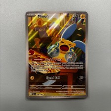 Minun 194/182 Illustration Rare Pokemon Paradox Rift NM on eBay
