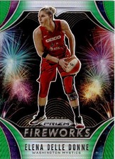 2020 Panini Prizm WNBA #20 Elena Delle Donne Fireworks Green