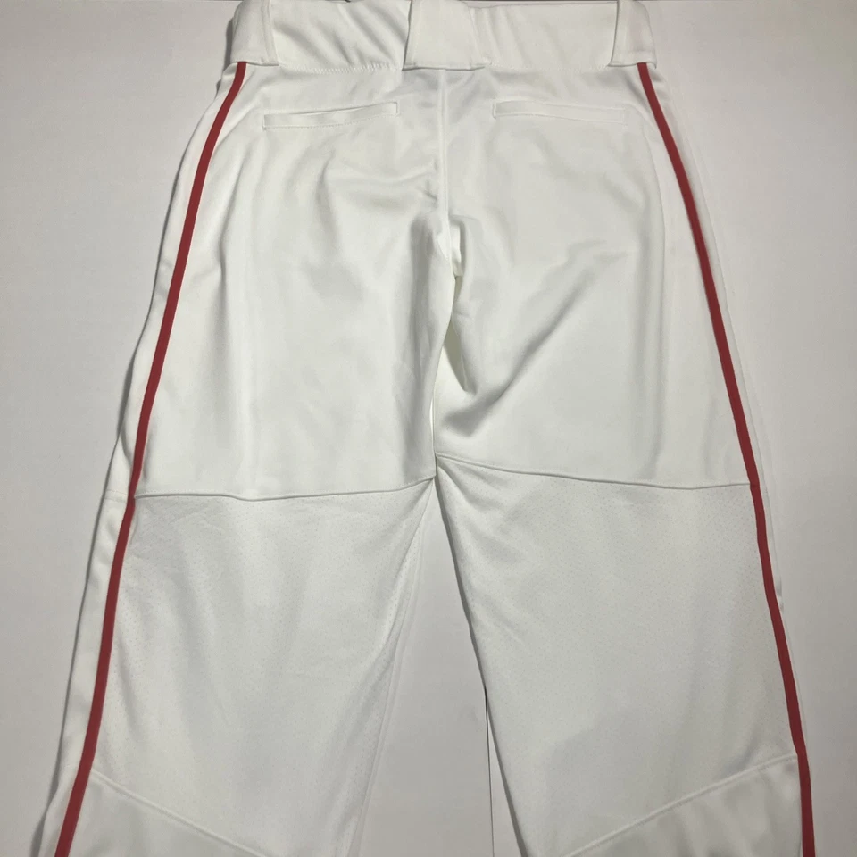 Pantalones de béisbol Nike Team para niños blancos rojos forrados talla L nuevos con etiquetas Foto 2 de 4