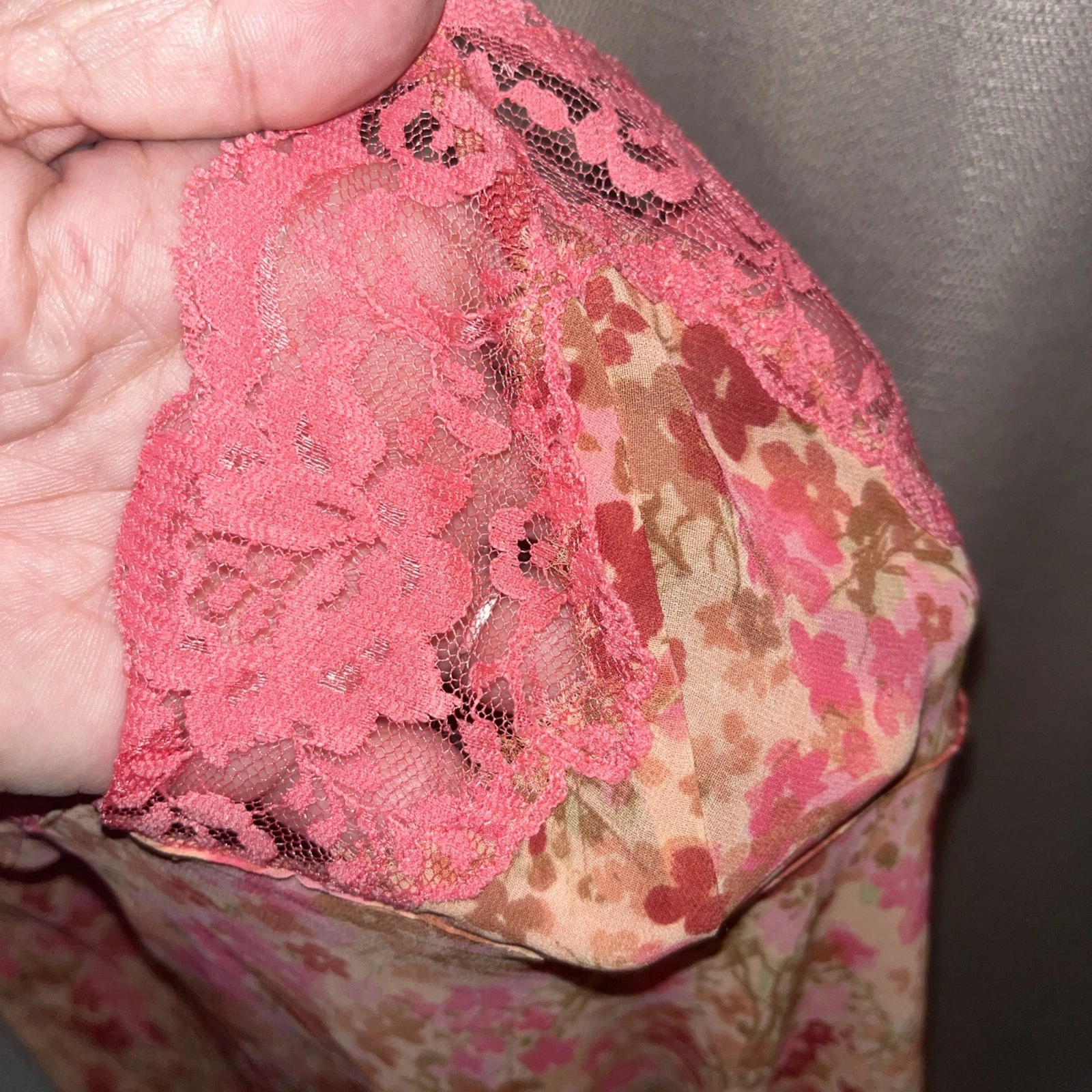 UNDERCOVER Abito slip vintage Y2K Victoria's Secret raso pizzo babydoll fata lingerie