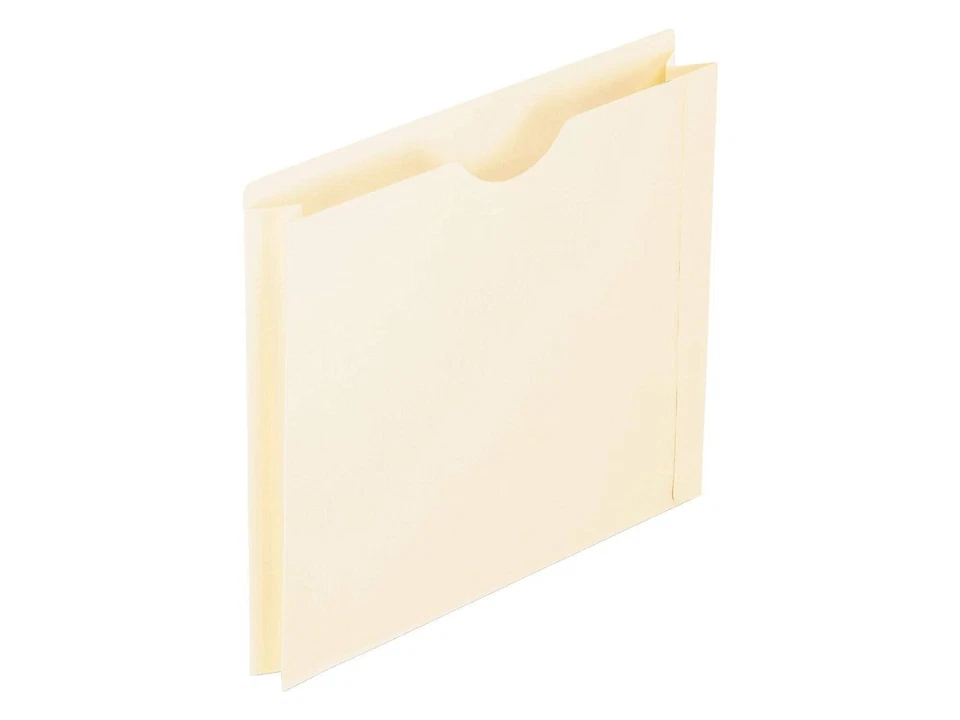 File Jackets, Letter Size, Manila, 2" Expansion, Reinforced Straight-Cut Tabs... - Image 3 of 3