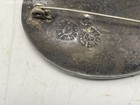 Silver Stamped/Unstamped Chain-Pendant-Brooch-Earrings-Ring (4 Pcs) Weight 30.2g — photo 10