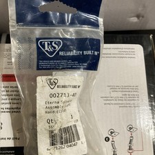 T S 002713-40 Eterna Spindle Assembly Cold Lever with Handle and Screw - Chrome