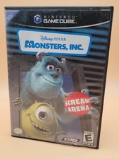 Monsters Inc. Scream Arena Nintendo GameCube - case damage, scratches