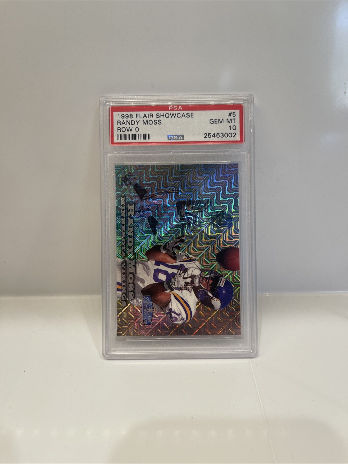 Randy Moss Flair Showcase #5 Row 0