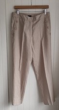 Jaeger Trousers Size 12 Beige