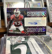 2025 Panini Prizm - Terrel Bernard #SEN-TBD Purple Power Auto /49 - BILLS