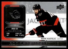 2023-24 Upper Deck Rookie Retrospective Mark Kastelic Ottawa Senators #RR-4