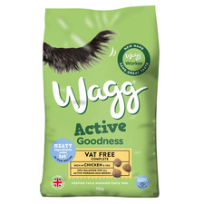 WORKING DOG FOOD - Wagg Active Goodness Adult Chicken & Veg - WAG145 - 12kg 1.95 per kilo