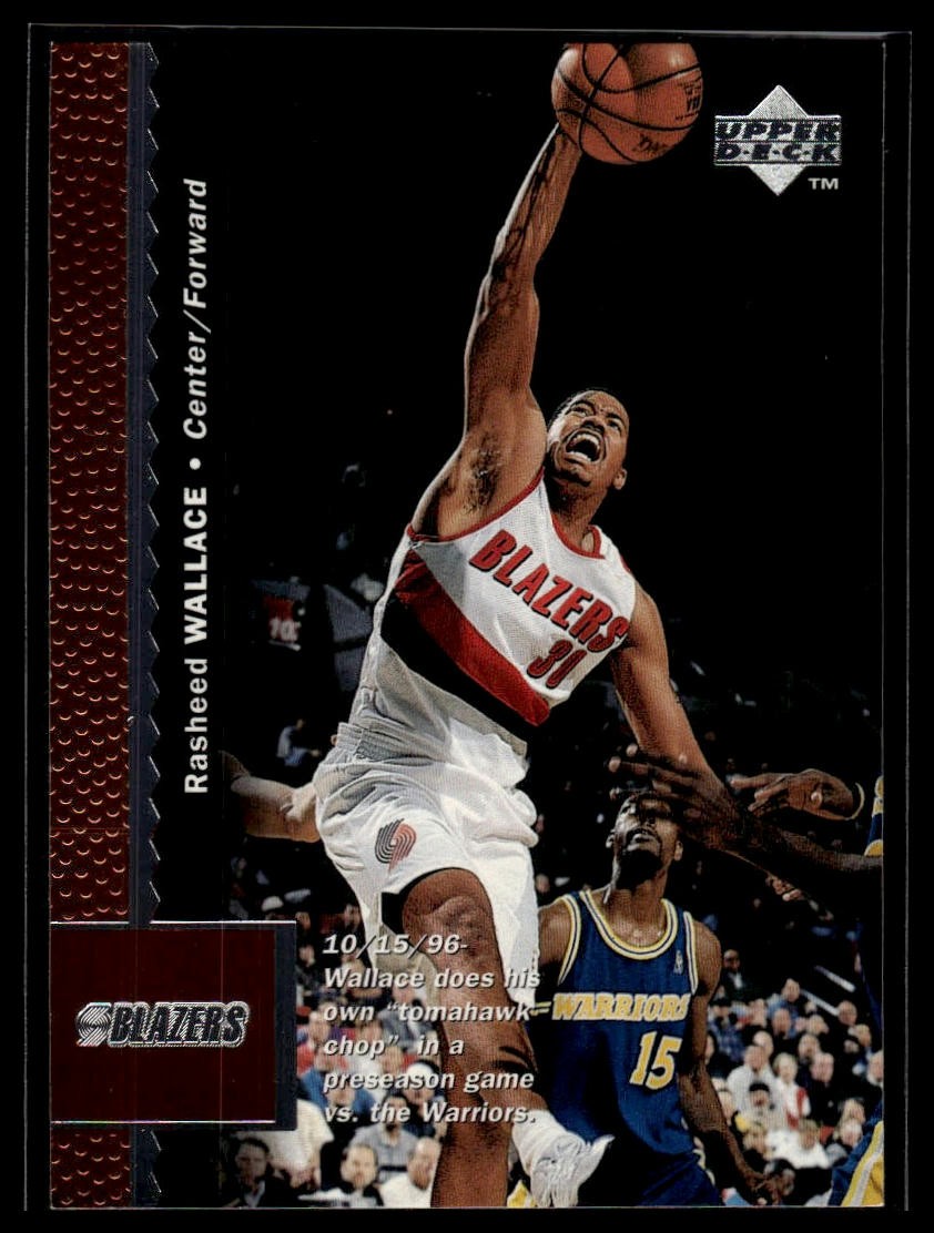 1996-97 Upper Deck #287 Rasheed Wallace