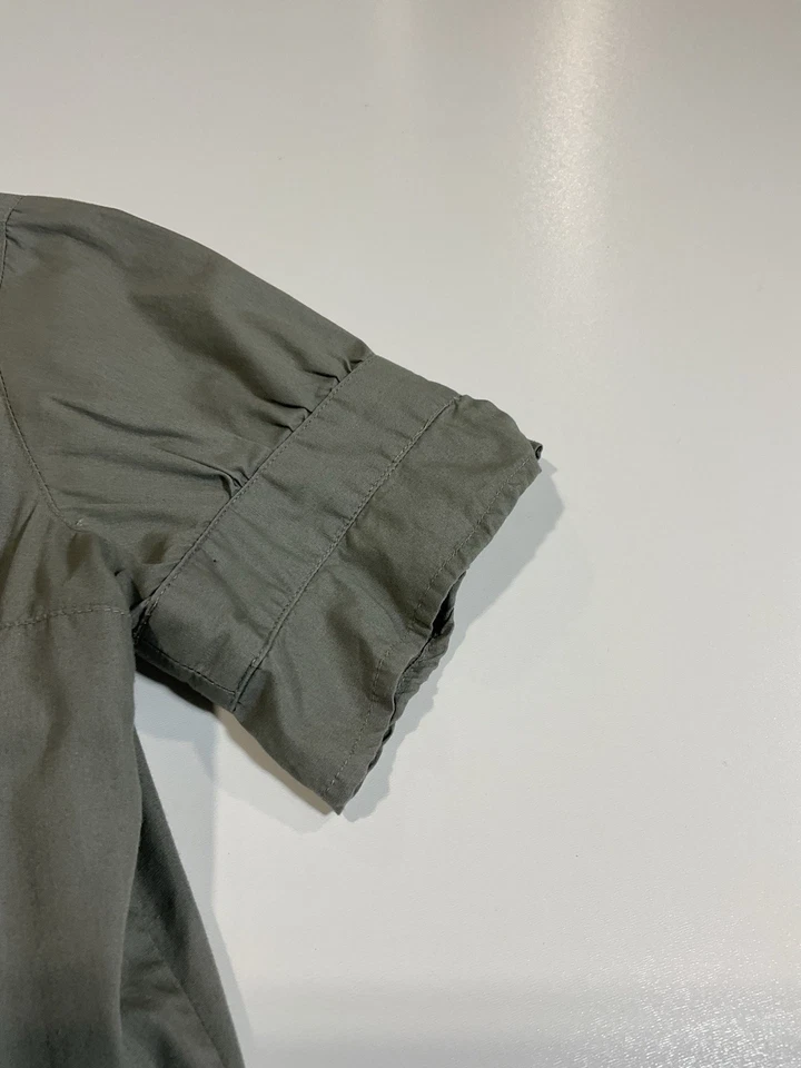 Vintage Xhilaration Ruffled Button Up Sz S Office Core Y2K - Image 3 of 4