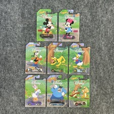 2019 Hot Wheels Disney Mickey & Friends Series Complete Set of 8 RARE 90 Years