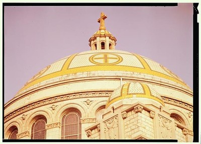 Detail of dome. Duplicate color view of HABS PA-1640-4 - St. Francis DeSales