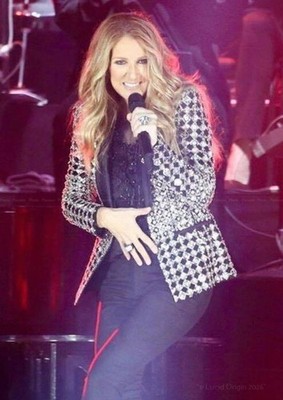 Foto A4 Céline Dion Portrait Konzert - Poster Kunstdruck - 13000