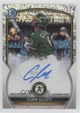 2023 Bowman Chrome Prospect Speckle Refractor 20/299 Clark Elliott Auto 15tx
