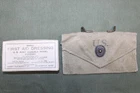 US Military WW2 1942 Medical First Aid Kit Canvas Pouch Carlisle Bandage JB6