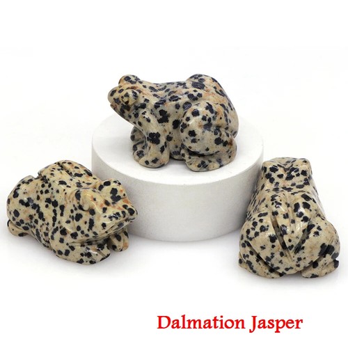 Frog Statue Natural Stones Reiki Animals Crafts Healing Crystals Home Decor - Picture 14 of 27