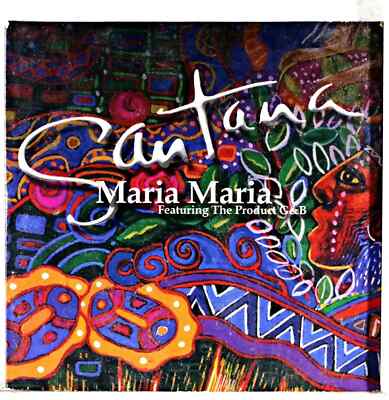 洋楽 Santana Maria Maria Santana- Maria Maria CD Single Very Good condition