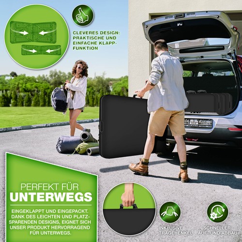 tillvex® Bierzeltgarnitur Set klappbar Festzeltgarnitur Bierbankgarnitur 180 cm - Bild 10 von 28