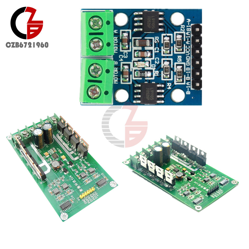 Modulo Driver Doppio Motore DC H-bridge IRF3205 15A 3-36V 30A Peak Per Arduino Progetti