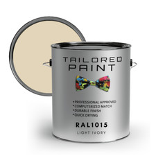 RAL1015 Light Ivory Direct To Metal 2k Brush or Spray On Paint Gloss Smooth