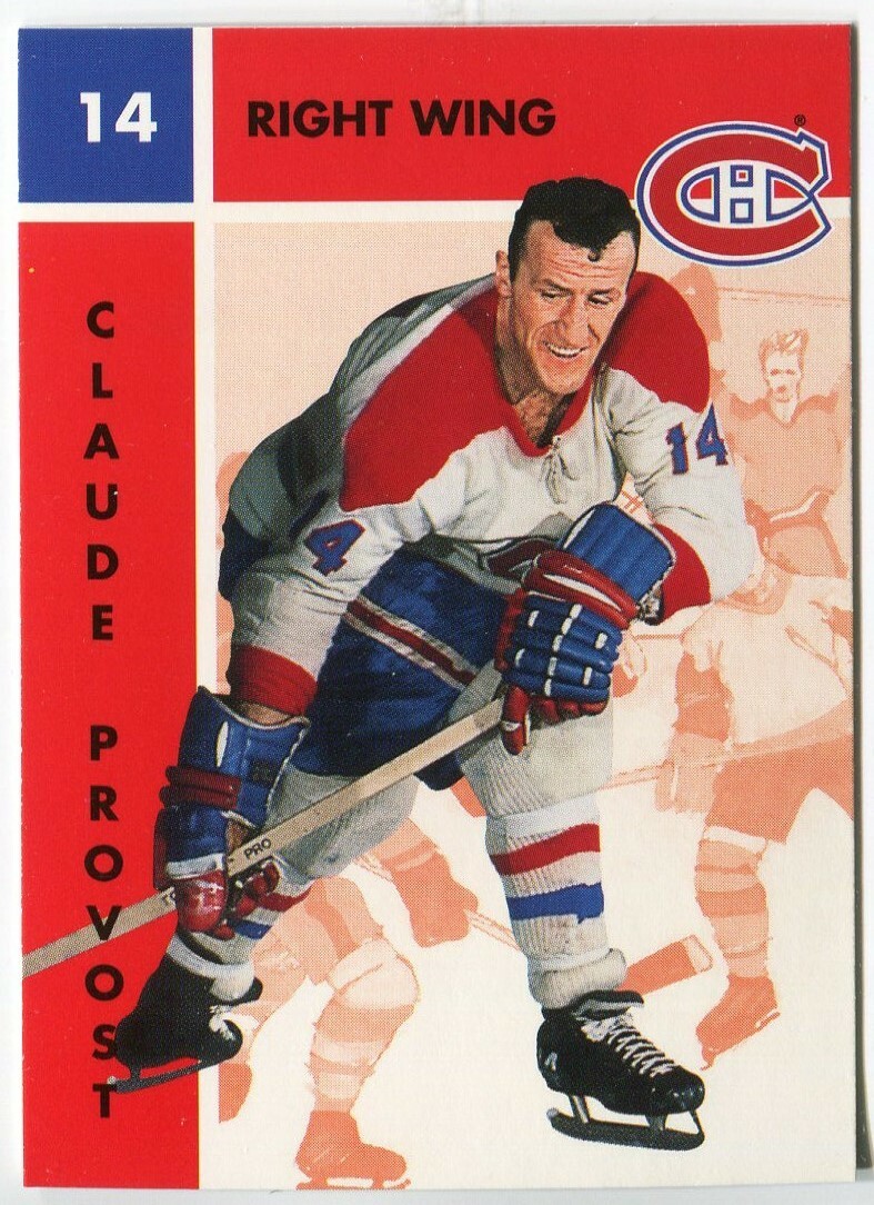1995 Parkhurst Missing Link (1966-67) #61 Claude Provost Montreal Canadiens
