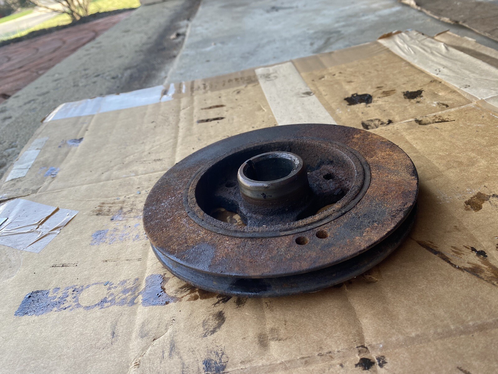 3.0L Mercruiser Volvo Penta Harmonic Balancer 19902015 1 Piece R Main seal OEM eBay