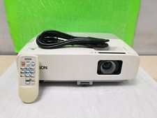 Epson PowerLite 84 3LCD Projector 2600 ANSI Lumens 723HOURS W/REMOTE J2224