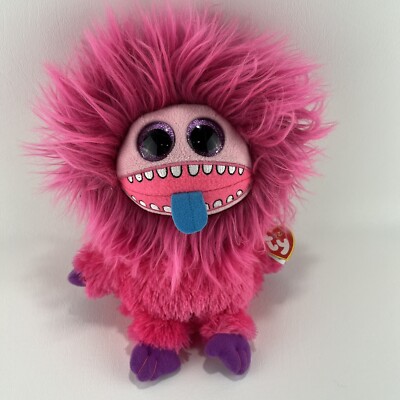Frizzys Zeezee Pink Purple Plush Toy Stuffed Animal TY Medium