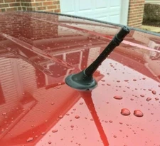 4" inch Short Black Aluminum Antenna Mast AM/FM for MAZDA 3 2004-2018 Brand New