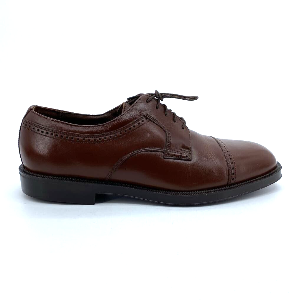 Florsheim Men\'s Brown Taupe Derby Shoes with Orange Sole FLORSHEIM Men main image 4