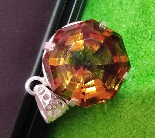 A+Natural Zultanite 7 Color Pendant 925 Silver Loose Gemstone Certified 73.25 Ct - Picture 3 of 13
