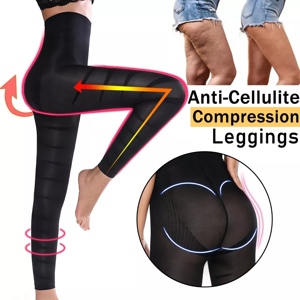 Women Anti Cellulite Compression Pants Leggings Sculpting Sleep Leg Shaper  Slim